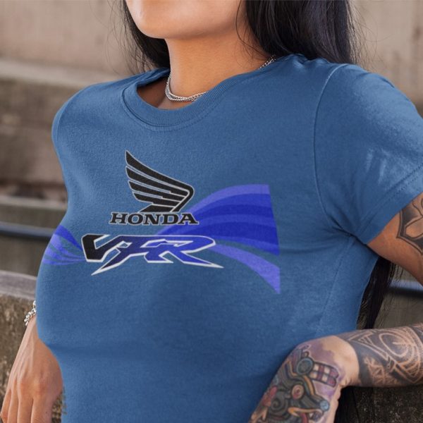 Honda VFR800 Fi Gen 5 1998-2001 T-shirt - Blue