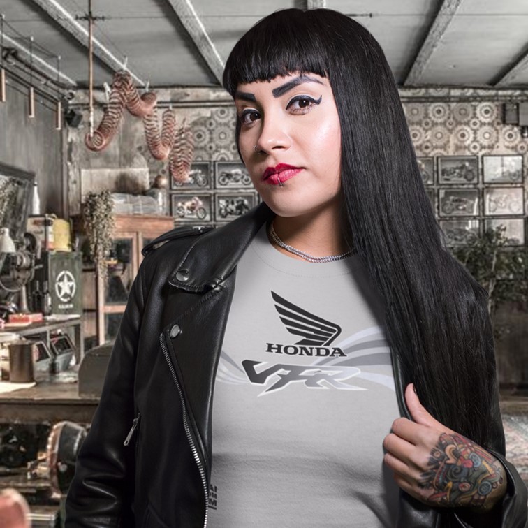 Honda VFR800 Fi Gen 5 1998-2001 T-shirt - Silver